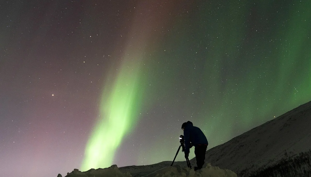 Nordlichter vor Bergkulisse | © Alpen-Film-Festival