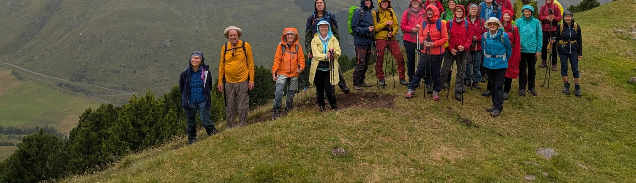 Unterwegs bei Vent im Nieselregen | © Christa Sturm