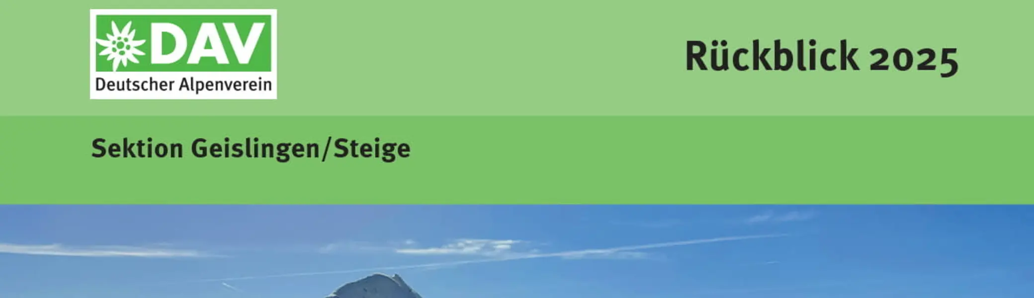 Jahresrückblick 2026 | © DAV Sektion Geislingen/Steige