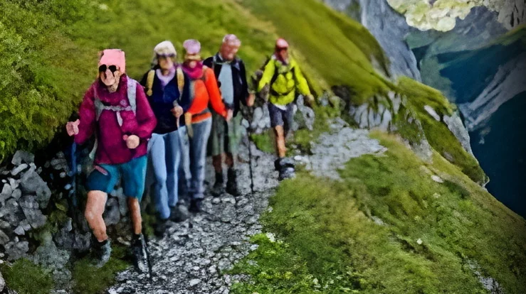 Aufstieg zum Muttsee mit Tödiblick | © Janett Gründer