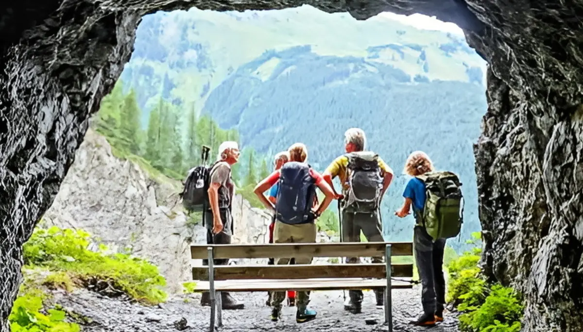 Blick durch einen Tunnel | © Selina Brenner