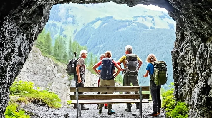 Blick durch einen Tunnel | © Selina Brenner