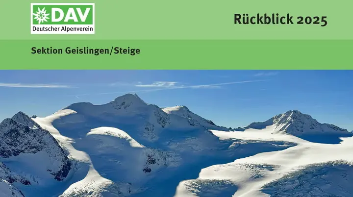 Jahresrückblick 2026 | © DAV Sektion Geislingen/Steige