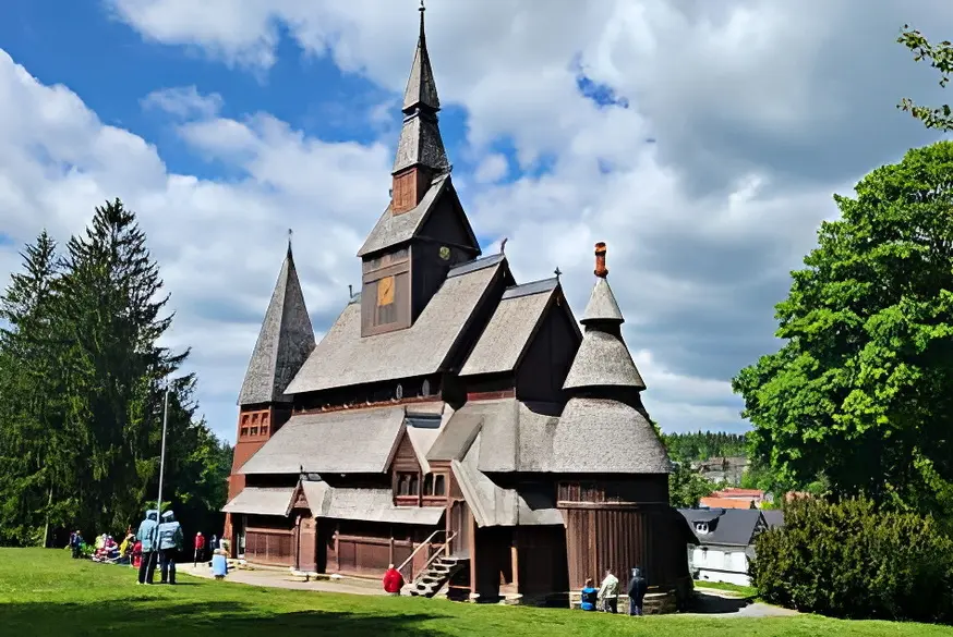 Gustav-Adolf-Stabkirche in Hahnenklee im Harz | © Günter und Dagmar Weiler