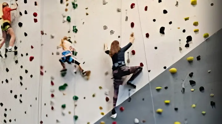 Mehrgenerationenklettern in der Kletterhalle GriP | © jdav