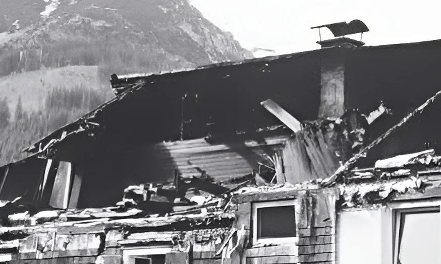 Haus Schattwald nach dem Brand | © DAV Sektion Geislingen Steige