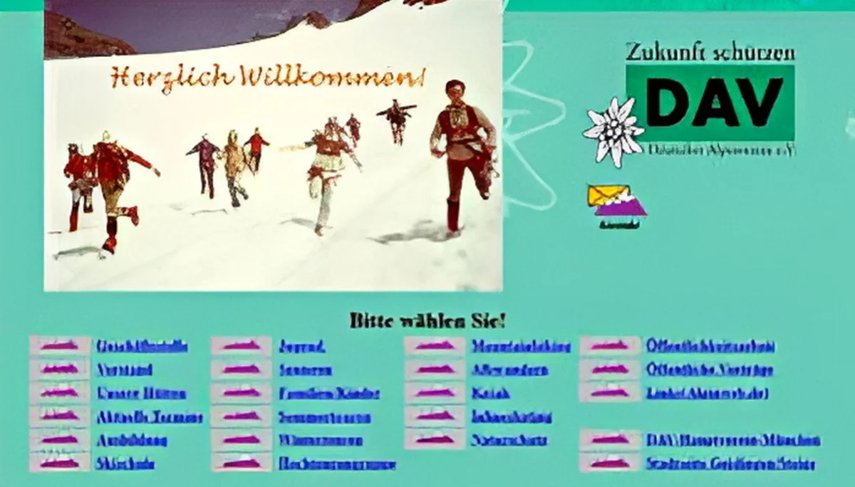 Website 2001 | © DAV Sektion Geislingen Steige