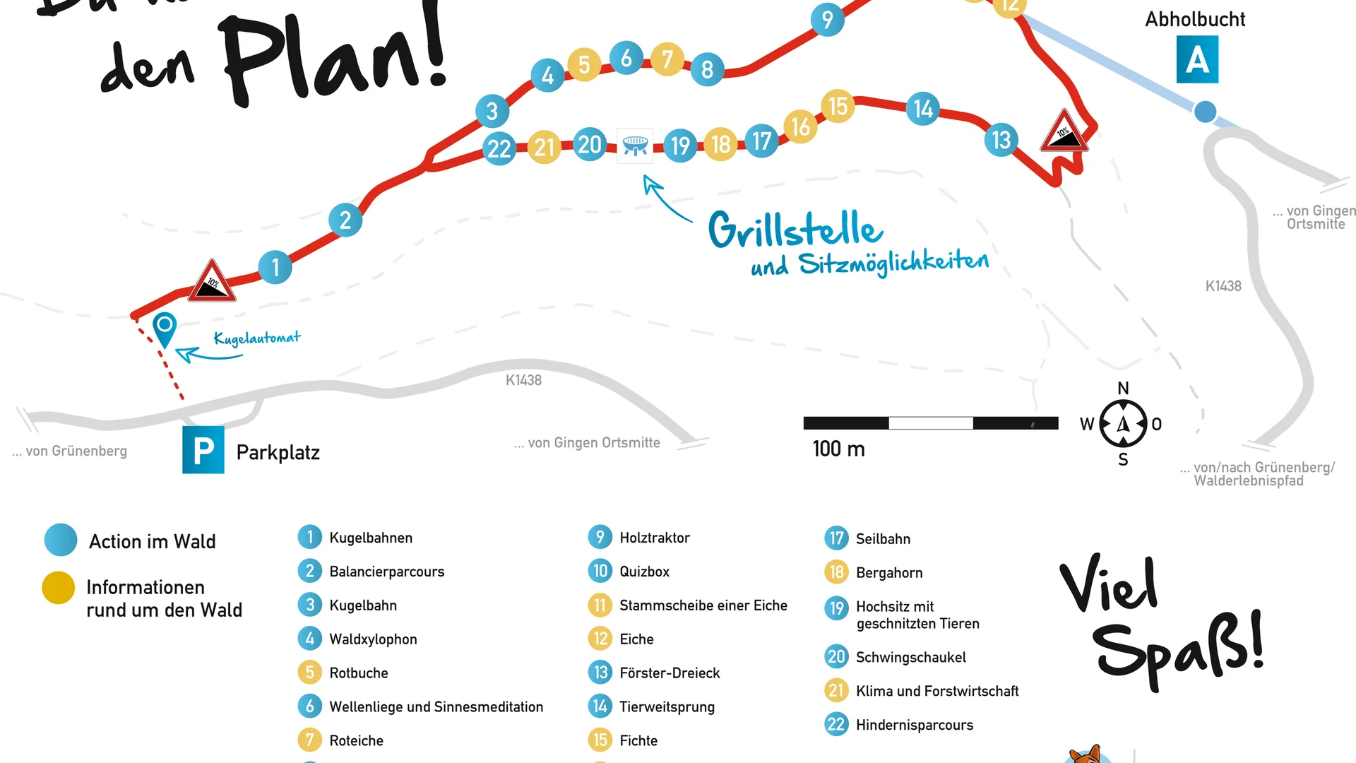Walderlebnispfad Gingen | © Gemeinde Gingen an der der Fils