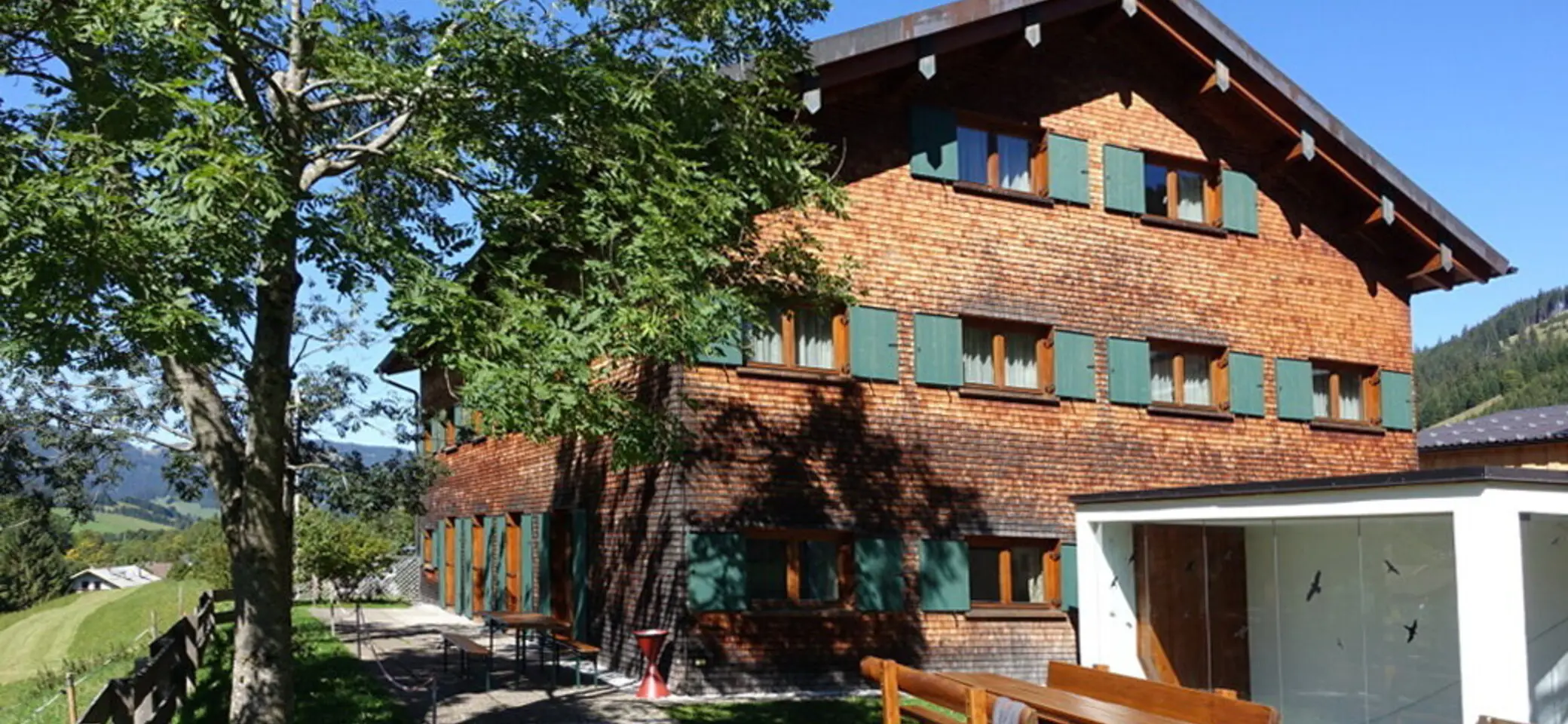 Haus Schattwald außen | © DAV Sektion Geislingen/Steige